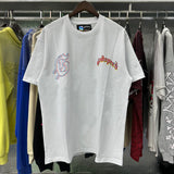 Godspeed T Shirts Great Western Skull Denim Cactus Print Cotton Casual Short Sleeve Men and Women