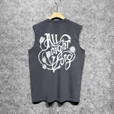 Amiri tank top morning glory printing