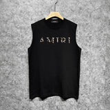 Amiri tank top fur printing