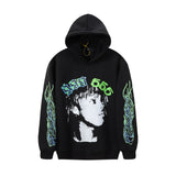 Sp5der Hoodie Portrait Printing Casual Fleece-lined