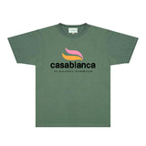 Casablanca T Shirts Fashion Print Street