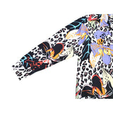 GUILTYPARTIES TIGER Shirts 21AW SKA JACKET Leopard print flower picture long-sleeved shirt