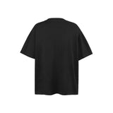 American vintage street T-shirt cartoon character print men's summer loose half sleeve