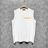 Amiri tank top spider letter printing