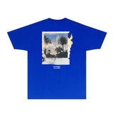 Gallery Dept T Shirt Retro Printed Loose Short-Sleeved Shirt