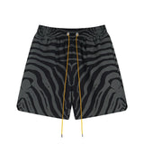 Rhude T Shirt Zebra Letter Embroidery Casual Short Sleeve Shirt, Shorts