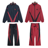 Hellstar Jackets & Sweatpants Flight Jacket Windbreaker Jacket Zip Sports Casual Trousers