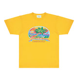Casablanca T Shirts Fashion Print Street