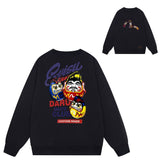 Evisu Sweatshirts Casual Loose Unisex Sweatshirts