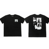 ERD T Shirts Short Sleeve Retro Slogan T-shirt Cotton