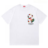 KENZO T Shirt Summer Tiger Head Casual