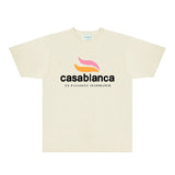 Casablanca T Shirts Fashion Print Street