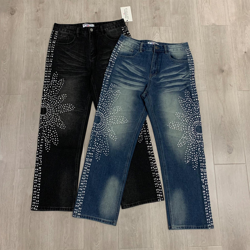 Valeforever Vale Jeans Hotfix rhinestones