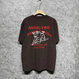 Amiri t shirts bull printing short sleeve