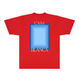Casablanca T Shirts Fashion Print Street