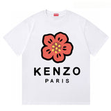 KENZO T Shirt Summer Tiger Head Casual