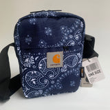 Mens Carhar Bag CARHAR WIP Baroque Cashew Flower Shoulder Crossbody Square Bag