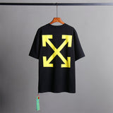 Off White T Shirts Religious Angel Oil Painting Short Sleeves