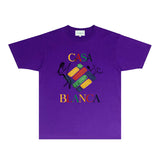 Casablanca T Shirts Fashion Print Street