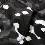 Bathing Ape Hoodie Luminous Camouflage Spotted Shark Double Hooded Zip Sweater