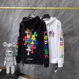 Chh Chrome Hearts Hoodie Autumn/Winter Color Phantom Letter Flower Arm Casual Sports Hooded Sweater