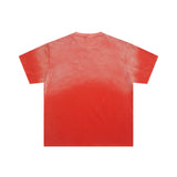 Valeforever Vale T Shirts Hotfix rhinestones Splicing Wash Water Ma Liu Fried Salt Short Sleeve