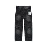 Valeforever Vale Jeans Hotfix rhinestones Ripped Denim