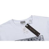 C.e t shirts reflective cinema pattern round neck pullover short sleeve men and women