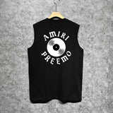 Amiri tank top radar sonic printing