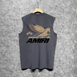 Amiri tank top mottled pegasus print