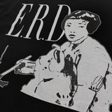 ERD T Shirts Summer Portrait Printing Loose Short Sleeve T-shirt