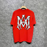 Amiri t shirts spider printing short sleeve