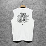 Amiri tank top letter pegasus printing