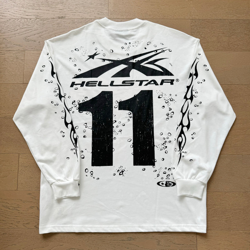 Hellstar Long Sleeve T-Shirt Retro style high street trend