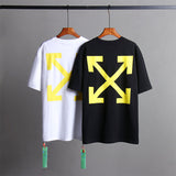 Off White T Shirts Religious Angel Oil Painting Short Sleeves