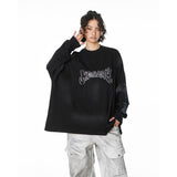 Unisex long-sleeved shirt wasteland style patch embroider