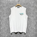 Amiri tank top camellia printing