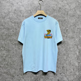 Amiri t shirts king cobra gold printing short sleeve