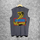 Amiri tank top king cobra gold printing
