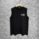 Amiri tank top with overlapping letter print