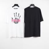 Palm Angels T Shirts Angel Letter Palm Print Short Sleeve T-shirt Loose round Neck