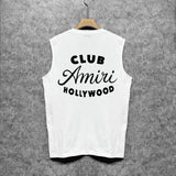 Amiri tank top hollywood club printing
