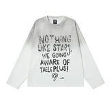 Unisex long-sleeved shirt autum inkjet graffiti