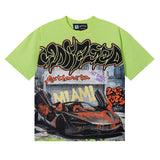 Godspeed T Shirts Atlanta Supercar Printed Cotton Casual Short Sleeve Men and Women
