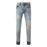 Purple Brand Jeans Pure Cotton High Street Trend #9093