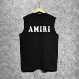 Amiri tank top smiley face printing
