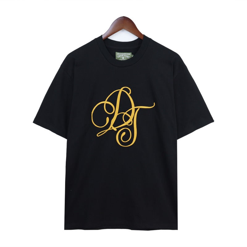 Denim Tears T-Shirts Embroidered Short Sleeve T-Shirts