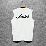 Amiri tank top new font printing