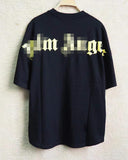 Palm Angels T Shirts Printed Short Sleeve T-shirt Men and Women Loose Half Sleeve