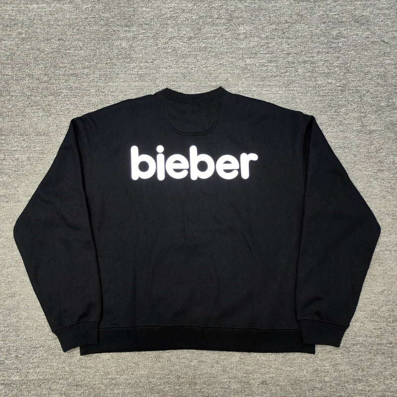 Drew House Sweatshirts Unisex Love Pattern Loose Fleece Crew Neck Sweater